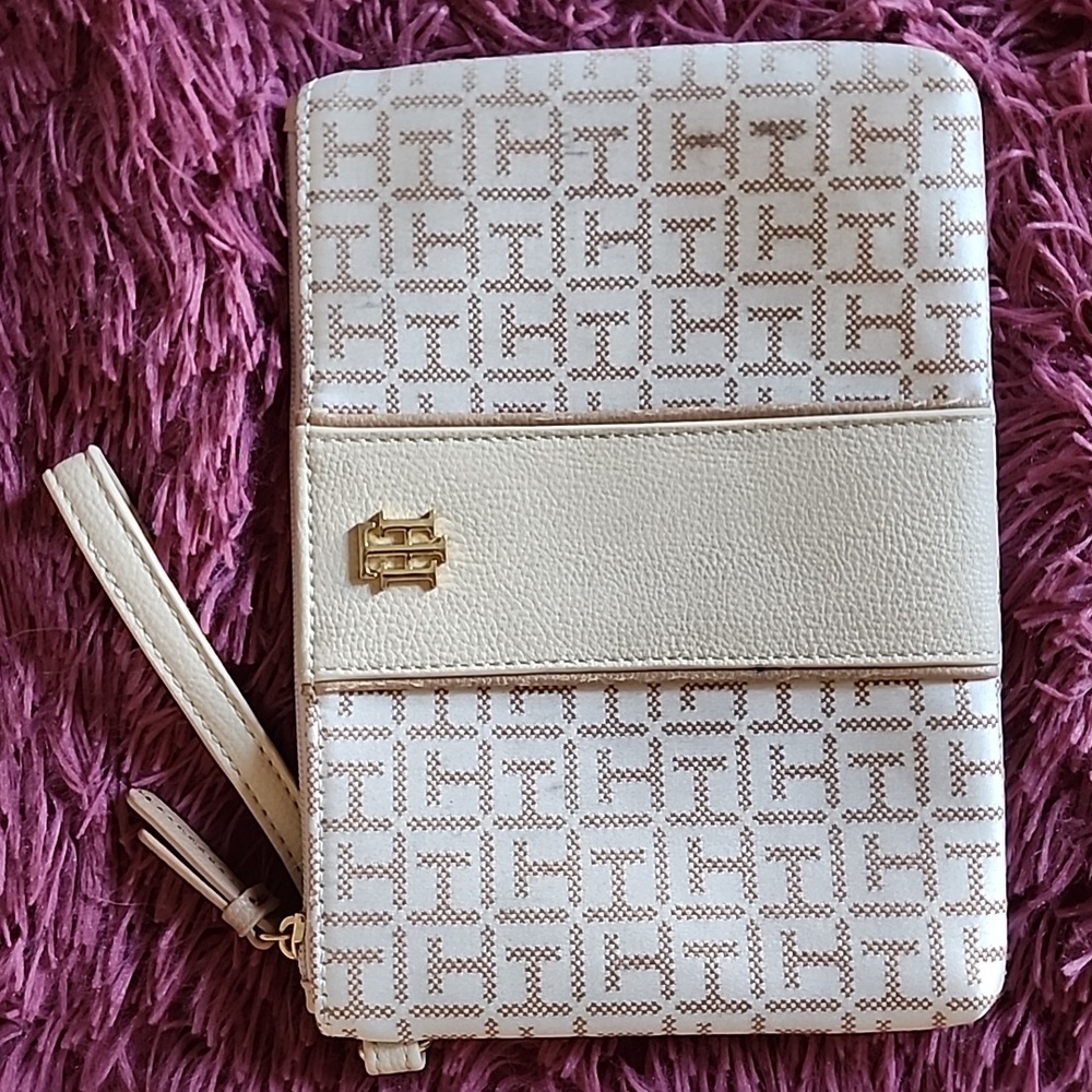 Tommy Hilfiger Tan Clutch
